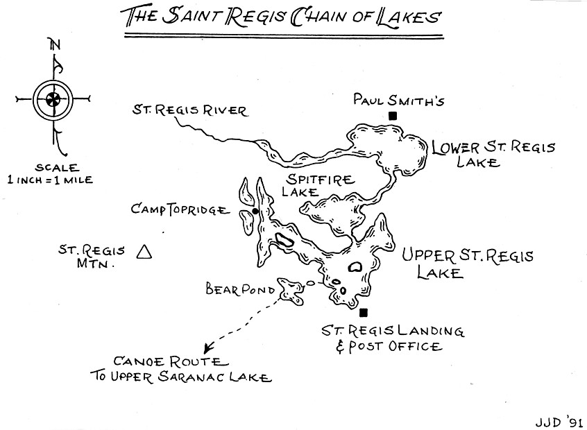 Information about "St Regis Chain.jpg" on st. regis lakes Historic